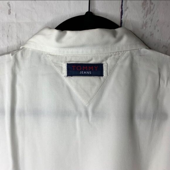 Rare VTG. Tommy Hilfiger 90’s Zipper Pockets Shirt XL - Picture 6 of 8
